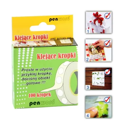 Klejące kropki 10mm